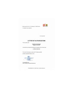 pi safety Certificate Sipatec