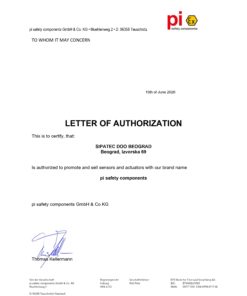 pi safety Partner certificate