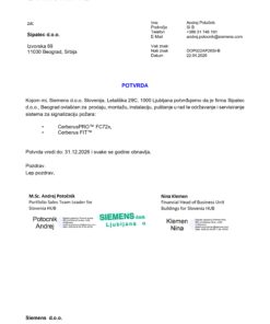 Siemens FSS Partner Certificate