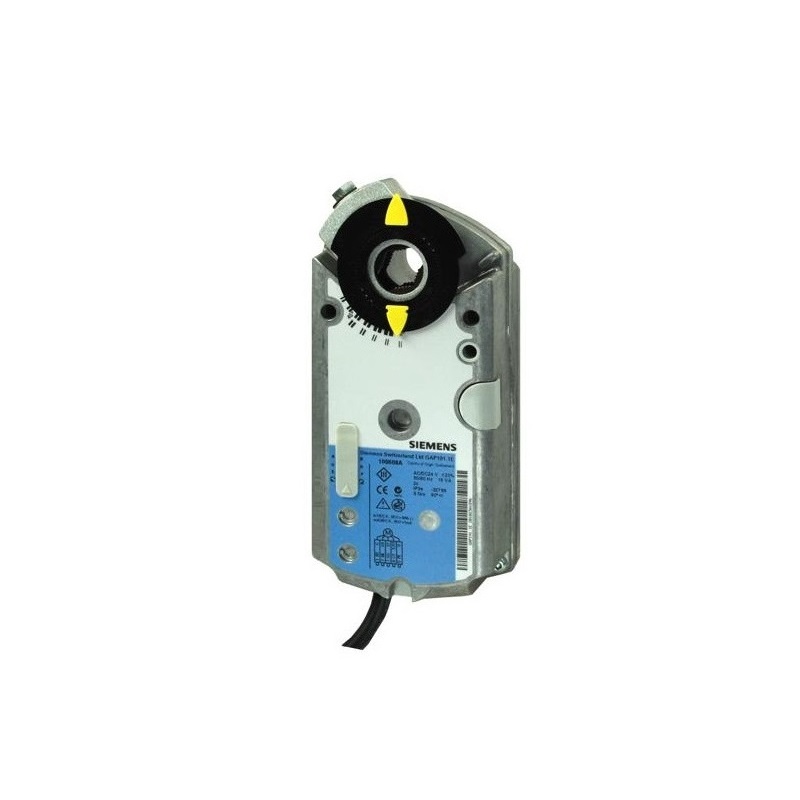 Damper actuators without spring