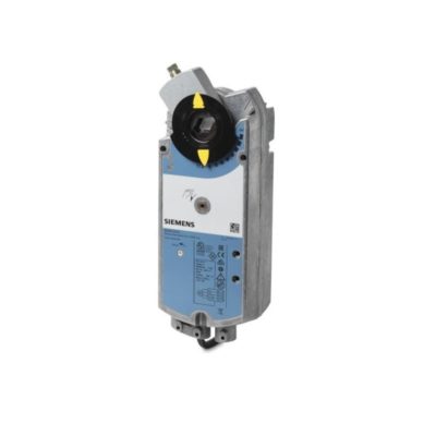 Damper actuators with spring