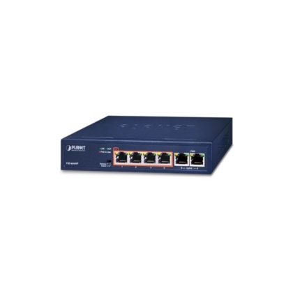 Planet FSD-604HP Unmanaged Fast PoE Switch | SIPATEC